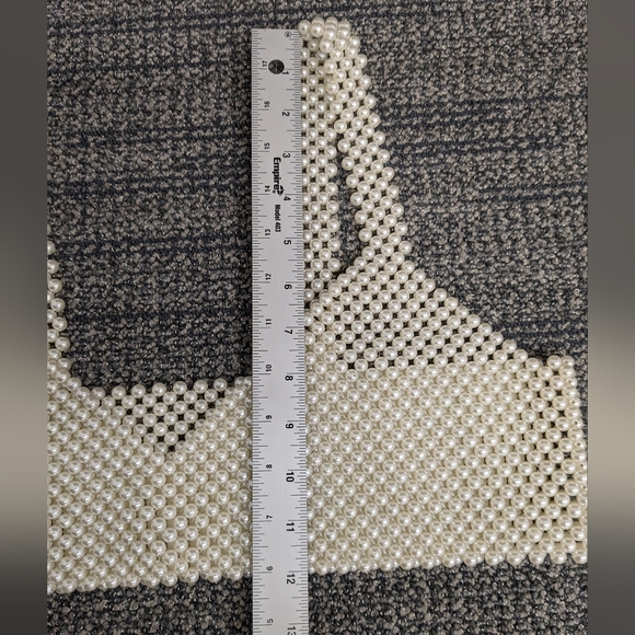 Faux Pearl Beaded Crop Top - Picture 8 of 10